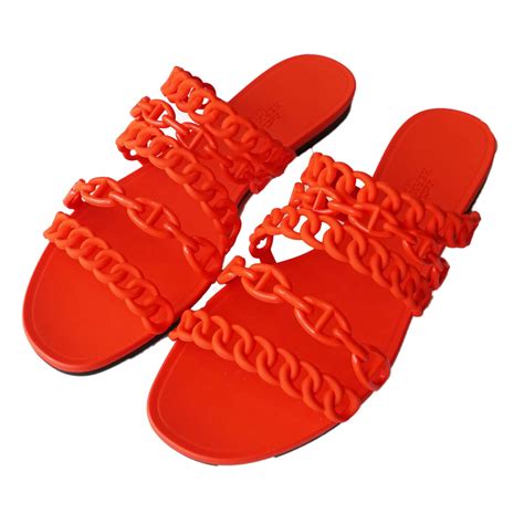 hermes jelly sandals review|Hermes jelly flat sandals.